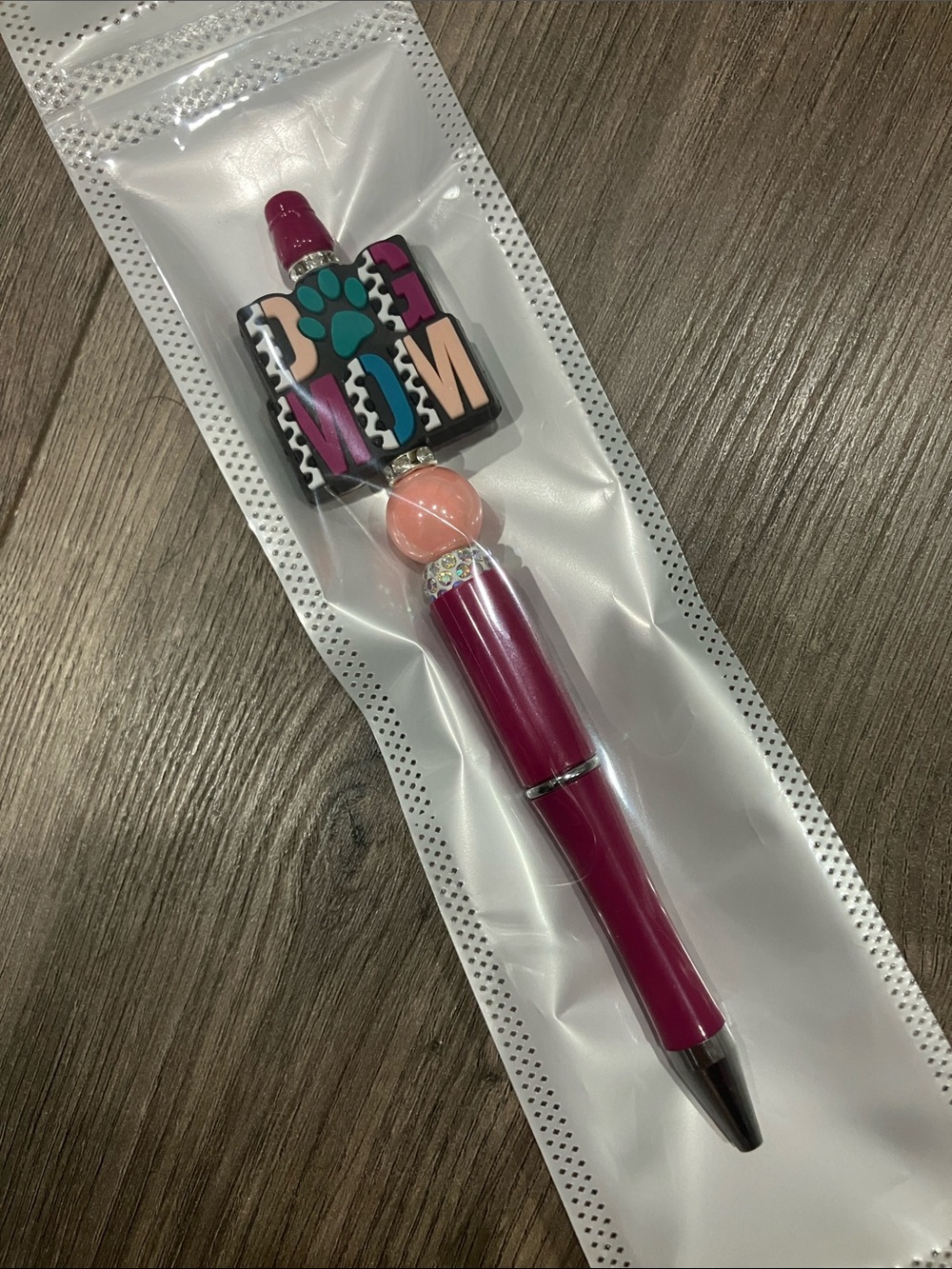 Hand Beaded “Dog Mom” Pen. Create a pen bundle and save! - Picture 7 of 7